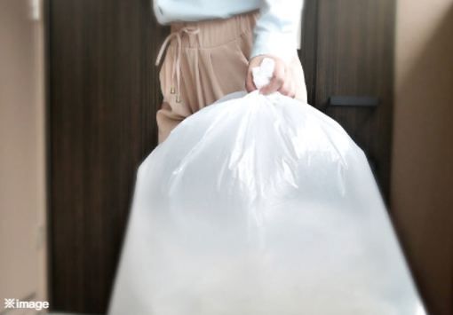 ゴミを管理員が回収してくれる